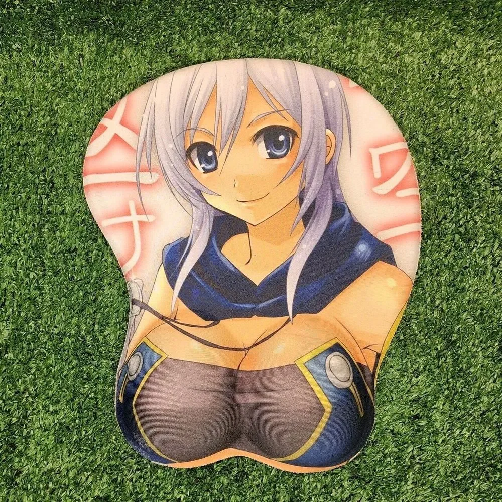 Rare Anime Fanart 3D Wrist Rest Mousepad Retired